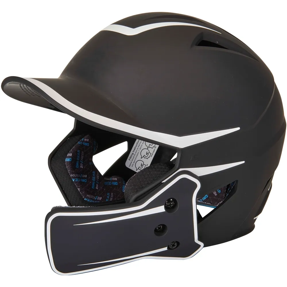 Casco Champro HX Legend Plus Infantil con Flap (Negro)