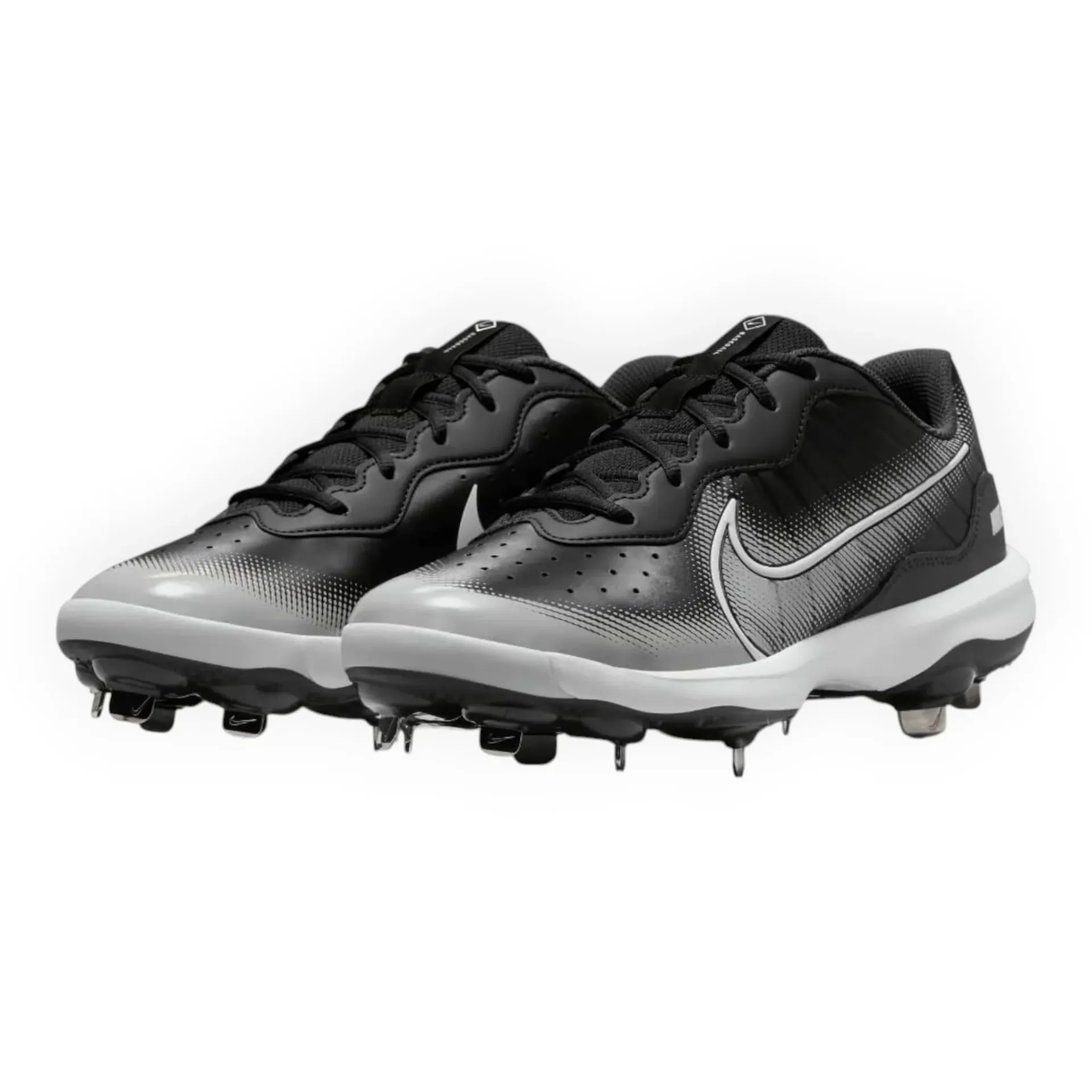 Spikes Nike Alpha Huarache Varsity 4 Low Negro y Gris
